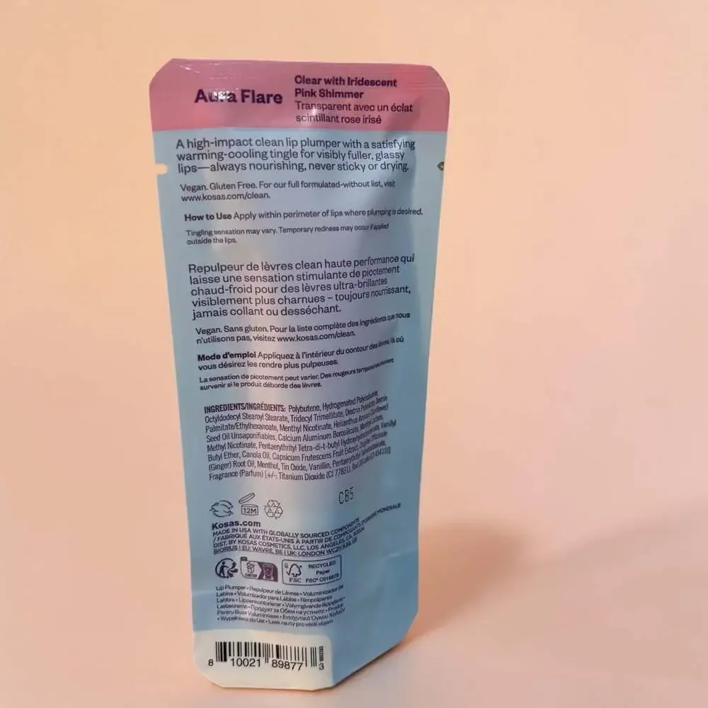 Kosas Lip Pulse Glassy Lip Plumper - Aura Flare